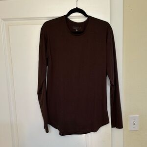 ESNTLS Brown Long Sleeve T-Shirt